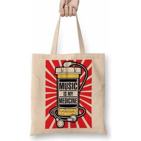 Baskı Dükkanı Musıc Müzik Bez Çanta