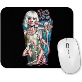 Baskı Dükkanı Music Sia 1 2 3 Drink Mouse Pad