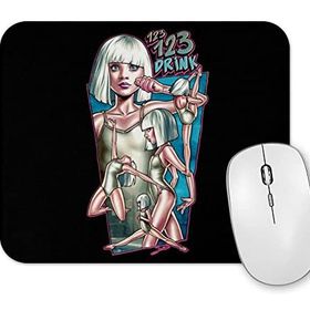 Baskı Dükkanı Music Sia 1 2 3 Drink Mouse Pad