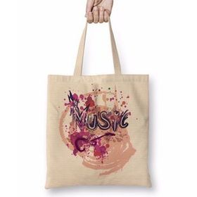 Baskı Dükkanı Music Splash Bez Çanta