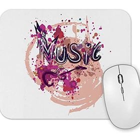 Baskı Dükkanı Music Splash Mouse Pad