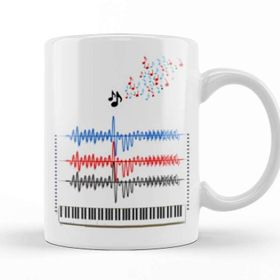Baskı Dükkanı Musician Music Piano Kupa