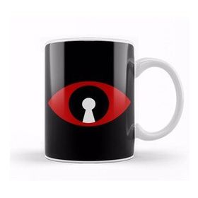 Baskı Dükkanı Must Read Book Covers 1984 Big Brother Eye Kupa