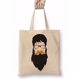 Baskı Dükkanı Mustache Bez Çanta