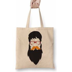 Baskı Dükkanı Mustache Bez Çanta