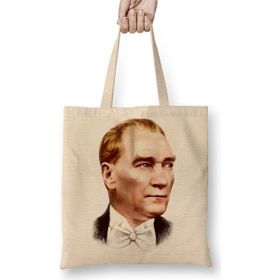 Baskı Dükkanı Mustafa Kemal Atatürk 02 Bez Çanta