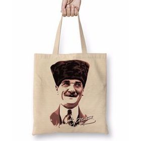 Baskı Dükkanı Mustafa Kemal Atatürk 04 Bez Çanta