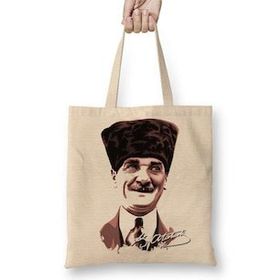 Baskı Dükkanı Mustafa Kemal Atatürk 04 Bez Çanta