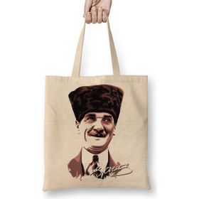Baskı Dükkanı Mustafa Kemal Atatürk 04 Bez Çanta