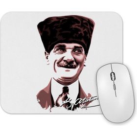 Baskı Dükkanı Mustafa Kemal Atatürk 04 Mouse Pad