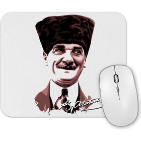 Baskı Dükkanı Mustafa Kemal Atatürk 07 Mouse Pad