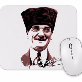 Baskı Dükkanı Mustafa Kemal Atatürk 07 Mouse Pad