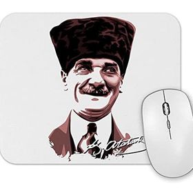 Baskı Dükkanı Mustafa Kemal Atatürk 07 Mouse Pad