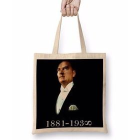 Baskı Dükkanı Mustafa Kemal Atatürk 4 Bez Çanta