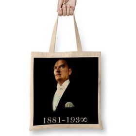Baskı Dükkanı Mustafa Kemal Atatürk 4 Bez Çanta