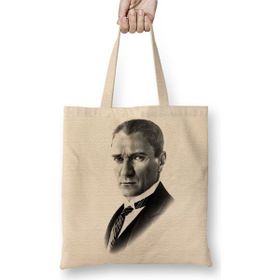 Baskı Dükkanı Mustafa Kemal Atatürk Bez Çanta