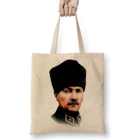 Baskı Dükkanı Mustafa Kemal Atatürk Bez Çanta