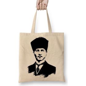 Baskı Dükkanı Mustafa Kemal Atatürk Bez Çanta