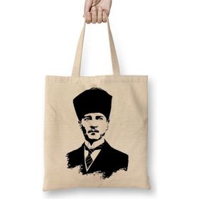 Baskı Dükkanı Mustafa Kemal Atatürk Bez Çanta
