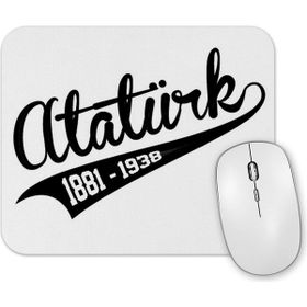 Baskı Dükkanı Mustafa Kemal Atatürk El Yazılı Mouse Pad
