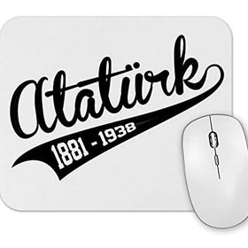 Baskı Dükkanı Mustafa Kemal Atatürk El Yazılı Mouse Pad