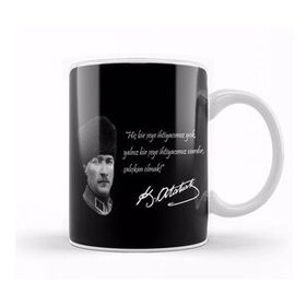 Baskı Dükkanı Mustafa Kemal Atatürk Söz 01 Kupa