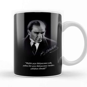 Baskı Dükkanı Mustafa Kemal Atatürk Söz Kupa