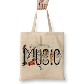 Baskı Dükkanı Müzik 2 Bez Çanta