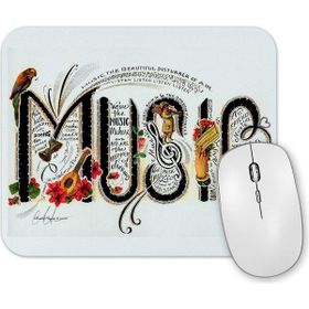 Baskı Dükkanı Müzik 2 Mouse Pad