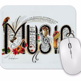 Baskı Dükkanı Müzik 2 Mouse Pad