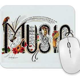 Baskı Dükkanı Müzik 2 Mouse Pad