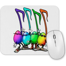 Baskı Dükkanı Muzik Notaları Partisi Mouse Pad