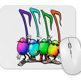 Baskı Dükkanı Muzik Notaları Partisi Mouse Pad