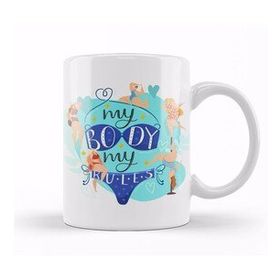 Baskı Dükkanı My Body My Rules Kupa