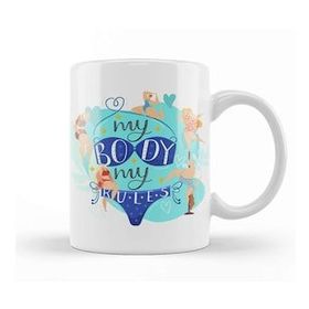 Baskı Dükkanı My Body My Rules Kupa