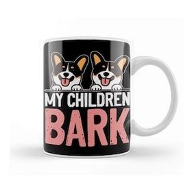 Baskı Dükkanı My Children Bark Puppy Owner Dog Breed Lover Animal Fans Kupa