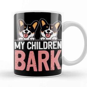 Baskı Dükkanı My Children Bark Puppy Owner Dog Breed Lover Animal Fans Kupa