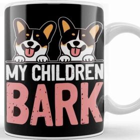 Baskı Dükkanı My Children Bark Puppy Owner Dog Breed Lover Animal Fans Kupa