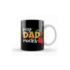 Baskı Dükkanı My Dad Rocks Happy Fathers Day Funny Dad Gifts For Birthday Kupa