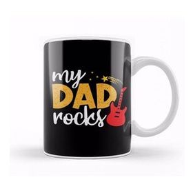 Baskı Dükkanı My Dad Rocks Happy Fathers Day Funny Dad Gifts For Birthday Kupa