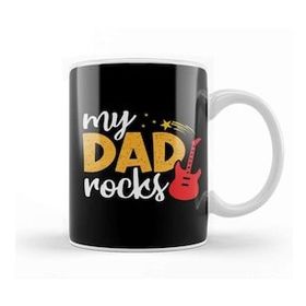 Baskı Dükkanı My Dad Rocks Happy Fathers Day Funny Dad Gifts For Birthday Kupa