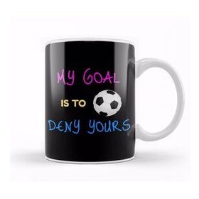 Baskı Dükkanı My Goal Is To Deny Yours Futbol Goalie Kupa