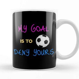 Baskı Dükkanı My Goal Is To Deny Yours Futbol Goalie Kupa