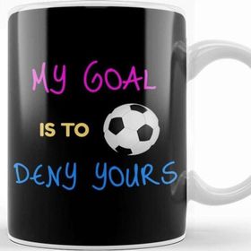 Baskı Dükkanı My Goal Is To Deny Yours Futbol Goalie Kupa