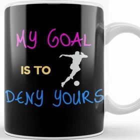 Baskı Dükkanı My Goal Is To Deny Yours Goalie & Defender Kupa