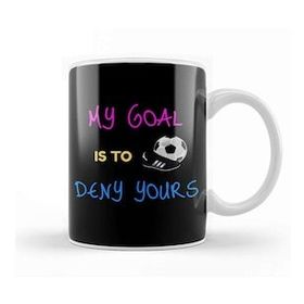 Baskı Dükkanı My Goal Is To Deny Yours Goalie Goalkeeper Kupa