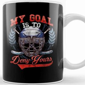Baskı Dükkanı My Goal Is To Deny Yours Hockey Defender Kupa