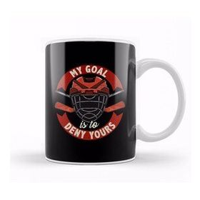 Baskı Dükkanı My Goal Is To Deny Yours Ice Hockey Goalie Kupa