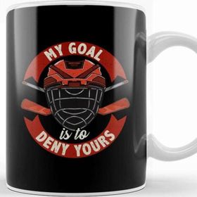 Baskı Dükkanı My Goal Is To Deny Yours Ice Hockey Goalie Kupa