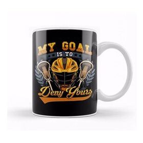 Baskı Dükkanı My Goal Is To Deny Yours Lacrosse Goalie Defender Kupa